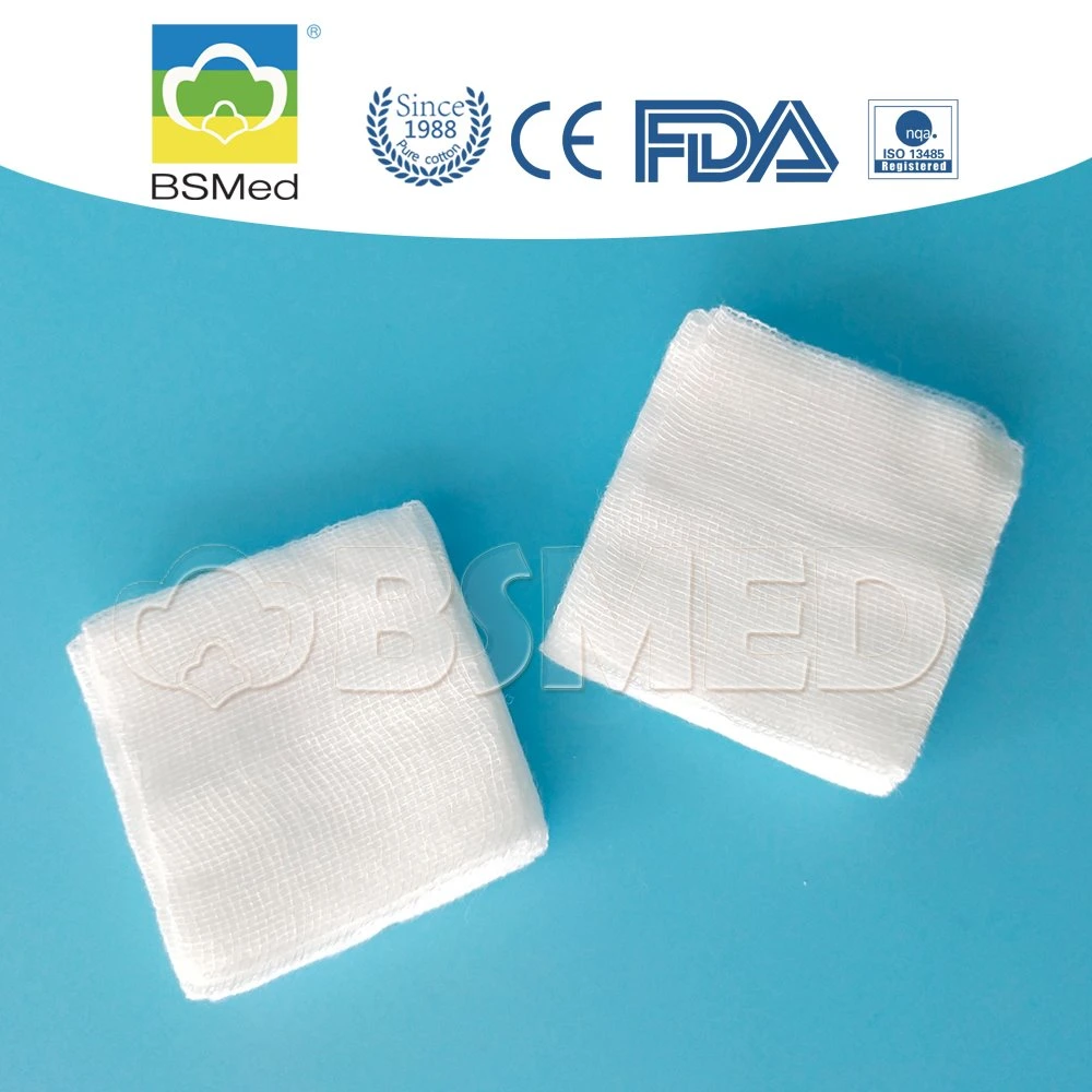 Customized Disposable Medical Sterile or Non Sterile Gauze Swabs