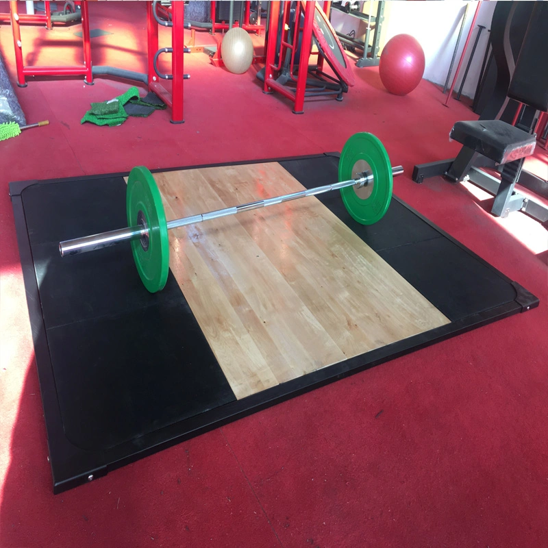 Strength Training Gym Rubber Weight Lifting Platform