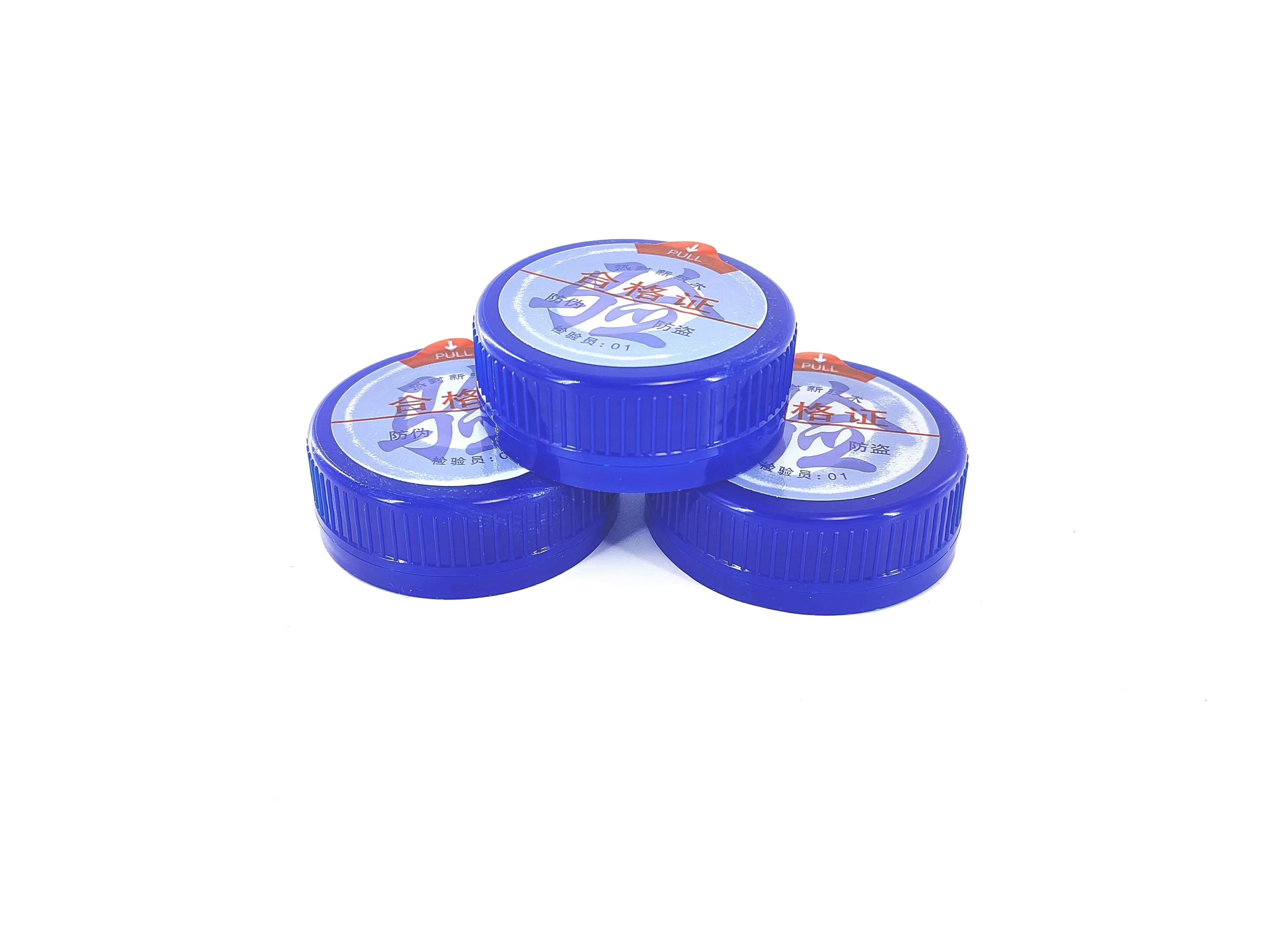 High Quality 55mm Disposable Bottled Water Bottle Cap Blue Customizable