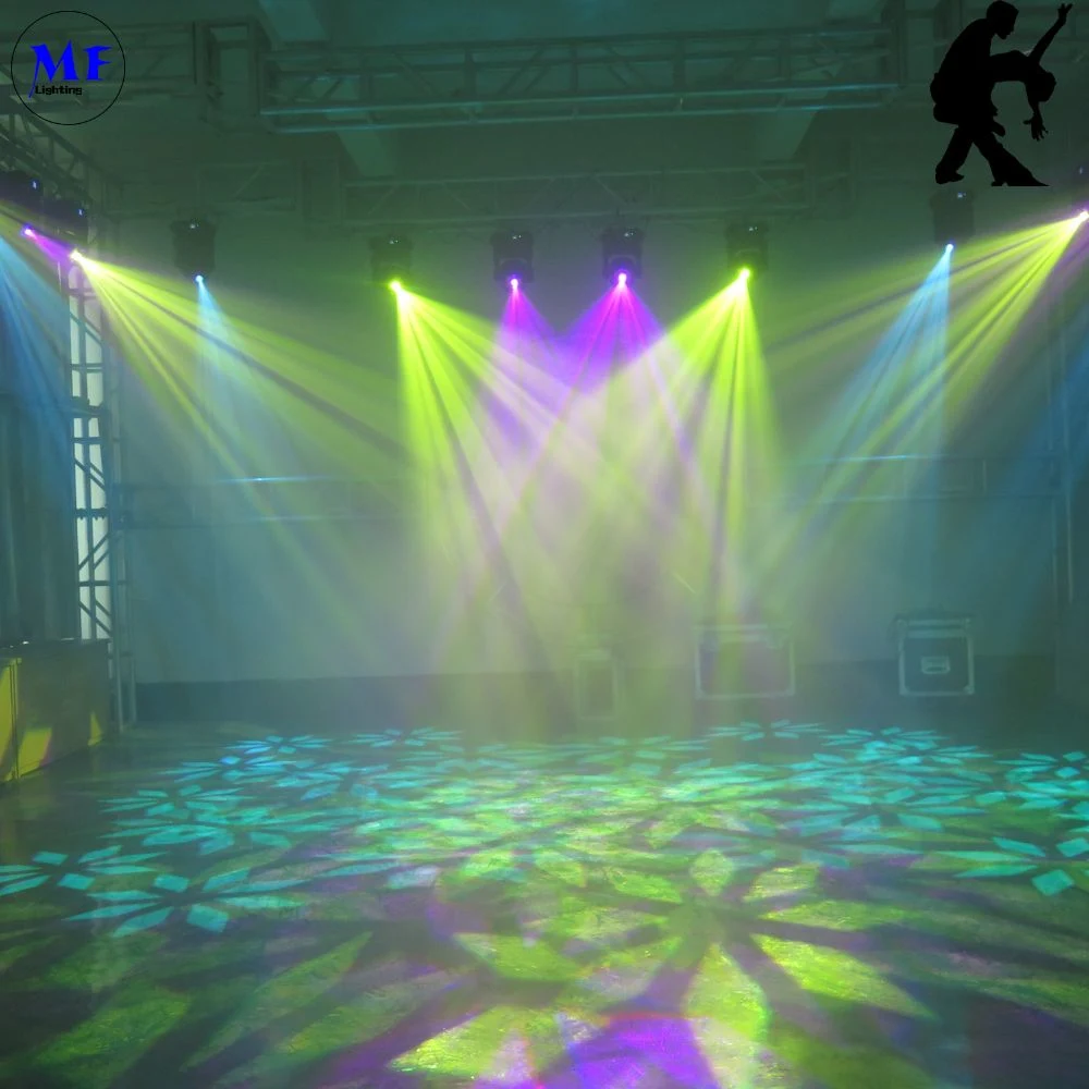 Factory Price 7colors Plus White DMX-512 150W 540&deg; Pan LED Effect Laser Dancing LED Stage Lighting Moving Head Lights Beam Stage Light