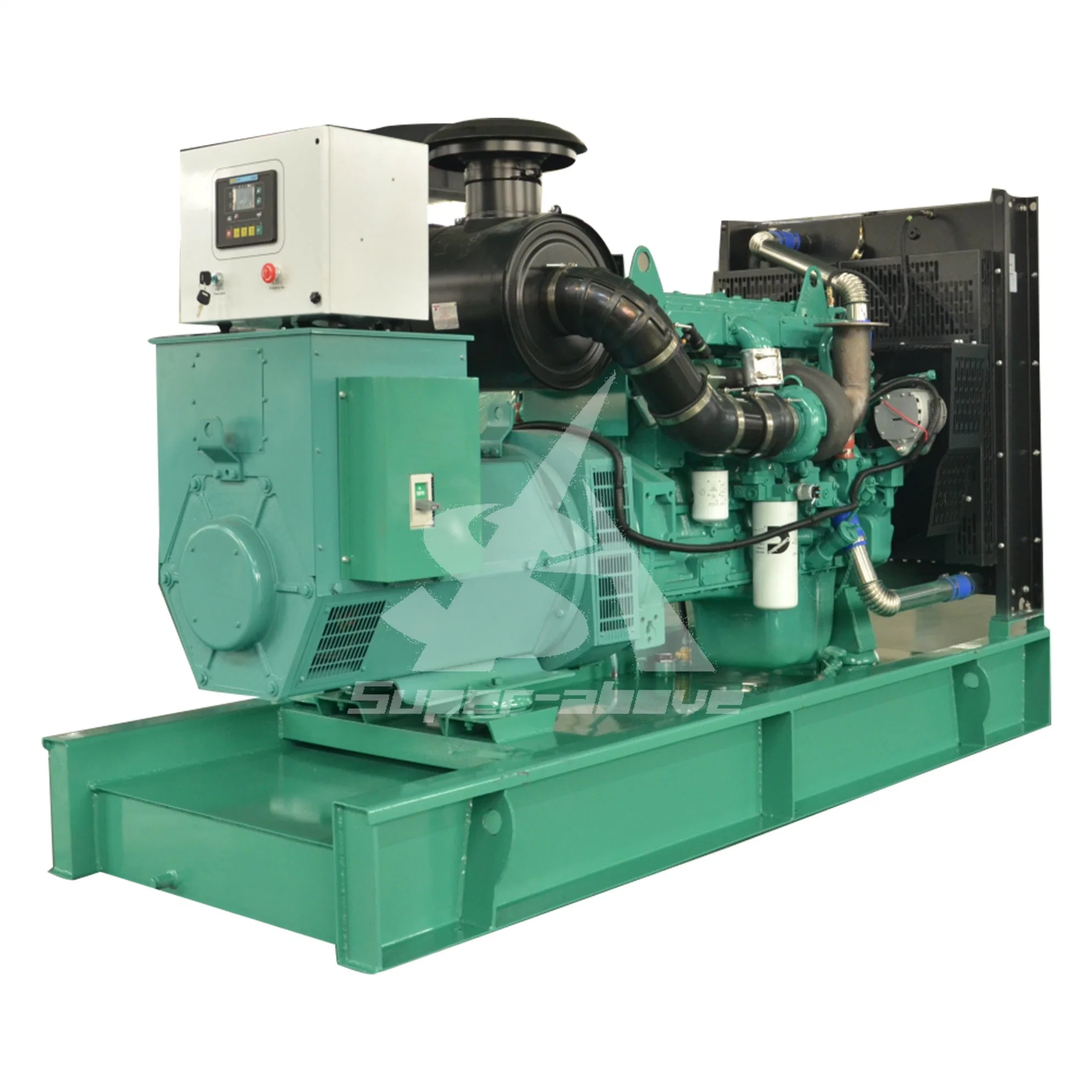 Generador diésel de tipo abierto de 100 kVA a 125 kVA con precio bajo, conjunto de generador diésel de 100 kVA con motor de marca británica 1104D-E44tag1 de 80 kW de potencia, generador de energía súper silencioso