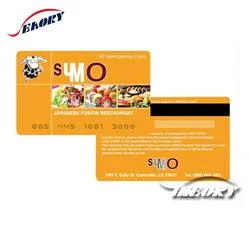 Competitive Printable Magnetic Stripe Card with Lamination Frosted Personal Image Plastic Card