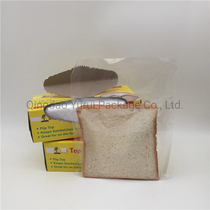 LDPE Plastic Fold Top Sandwich Bag Packing in Box