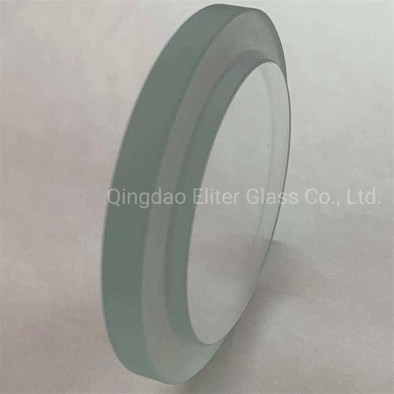 Round Clear Float Tempered Glass Step Lighting Uplight Glass