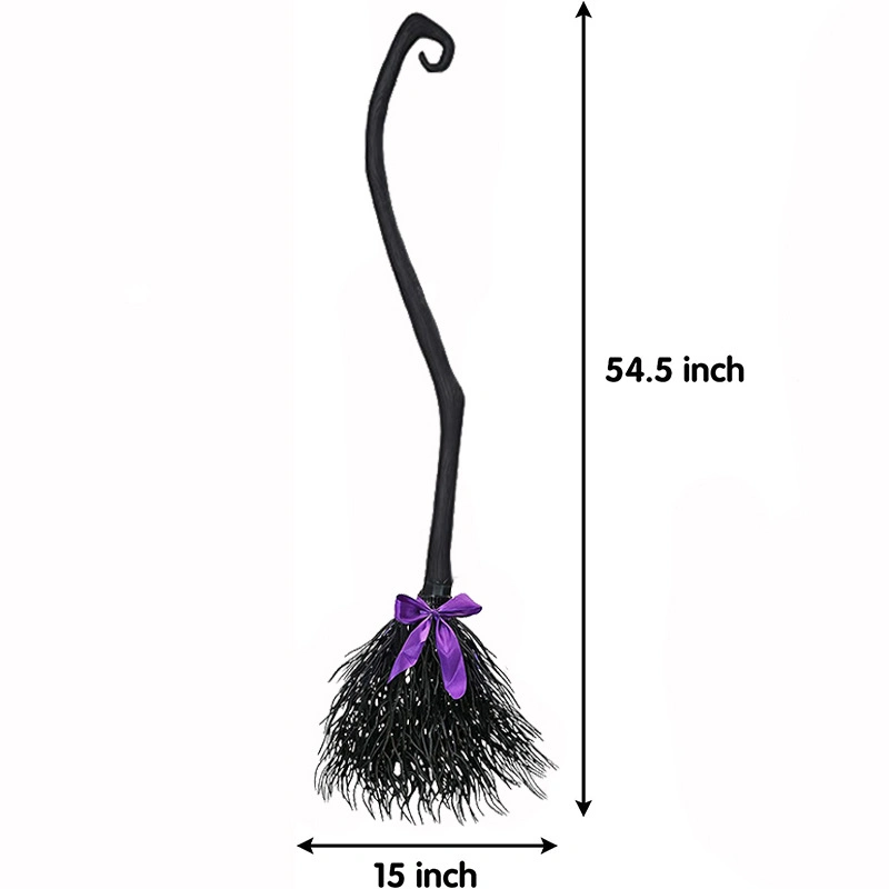 Bruxa Broom decoração Cosplay trajes Witch Magic Brroom item