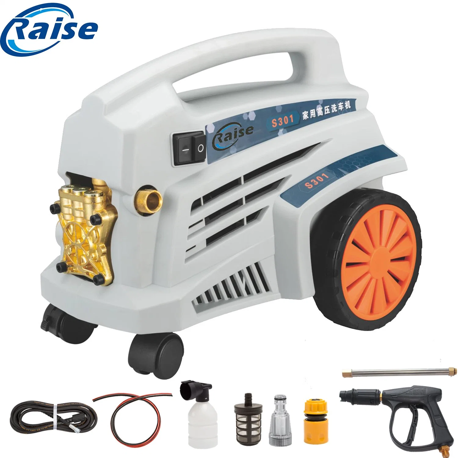 New 110~240V Hot Sales Household Powerful High Pressure Cleaner 1800W Alu