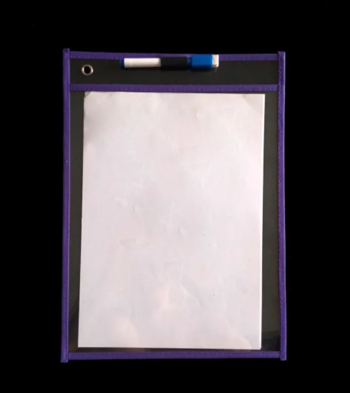 Pet OEM/PVC transparent étanche pendaison effaçable Dossier de fichiers