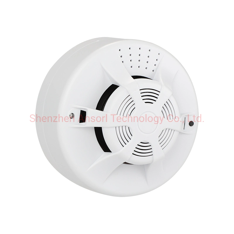 Fast Detection Home Alarm Optical Smoke and Heat Sensor Detector Battery Type