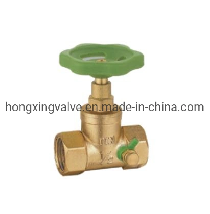 Europea Female X Female Without Drain-off Valves Brass Stop Valves