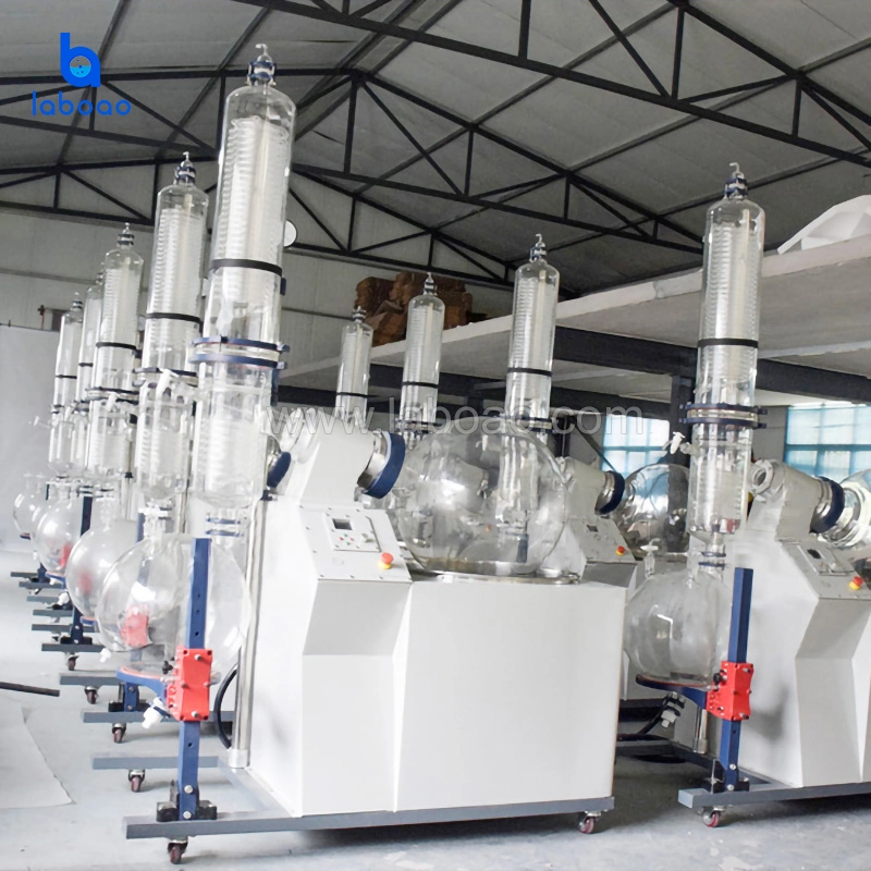 China Personalizar Gran Evaporador rotativo para la destilación de alcohol química