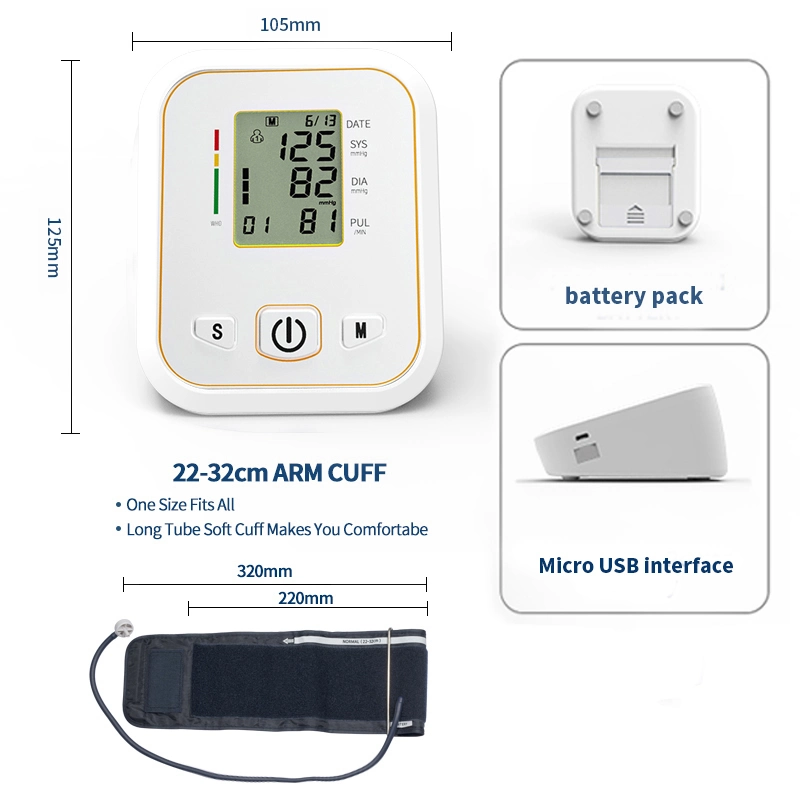 House-Service Detector Tester Sphygmomanometer Arm Blood Pressure Monitor Portable Bp Monitor