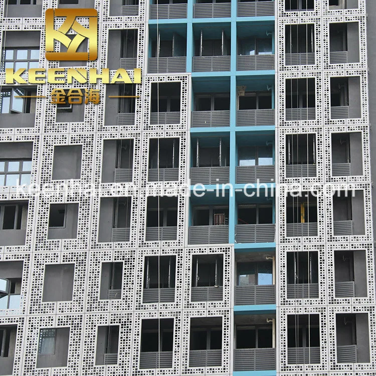 Exterior Perforated Aluminum Curtain Wall Building Material Facade (KH-EWC008)