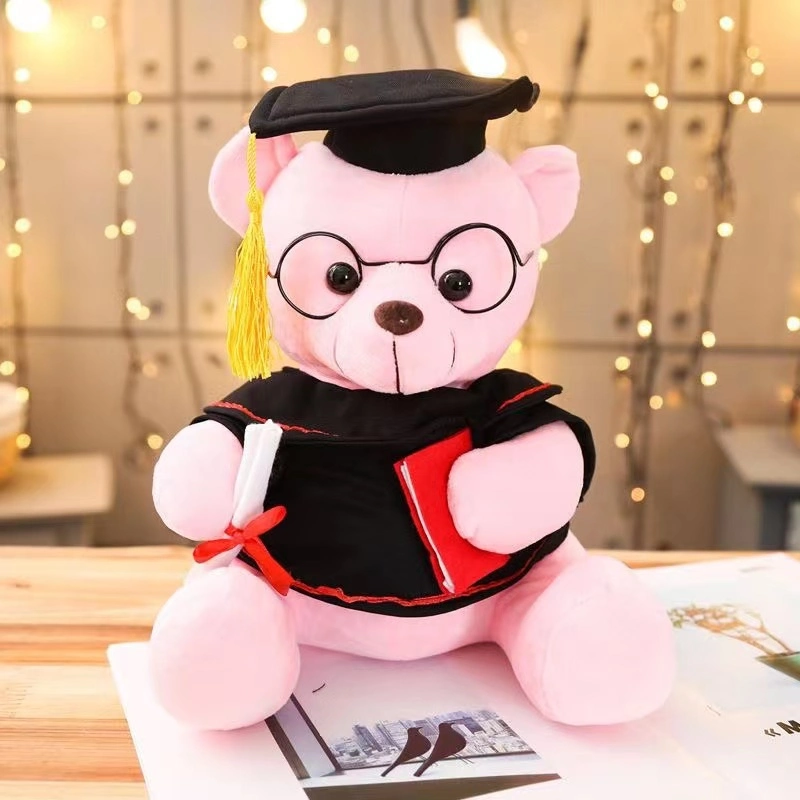 A graduação Dr Ostentar Pac Temporada Graduação assentado comemorativas boneca de pelúcia ursinho de brinquedo Dom Ornament
