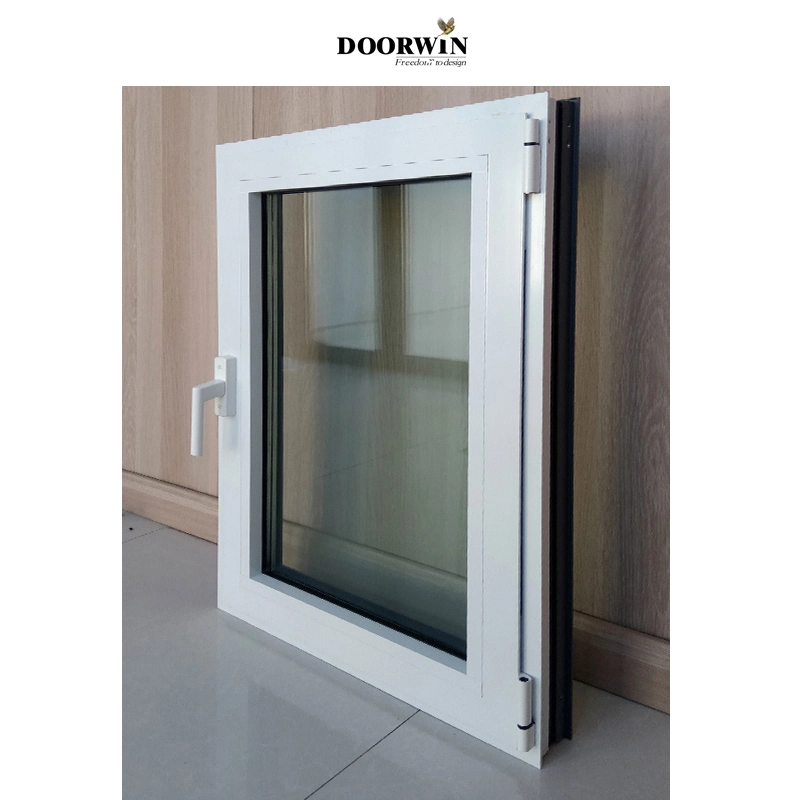 America Nfrc Standard Low-E Glass Radiation Protection White Color Aluminium Glass Aluminum Aluminium Metal Tilt Turn Casement Windows