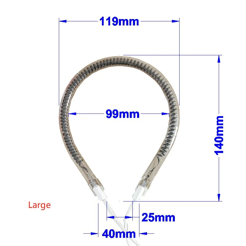 1200W Super Power Carbon Fiber Heater Tube with CE