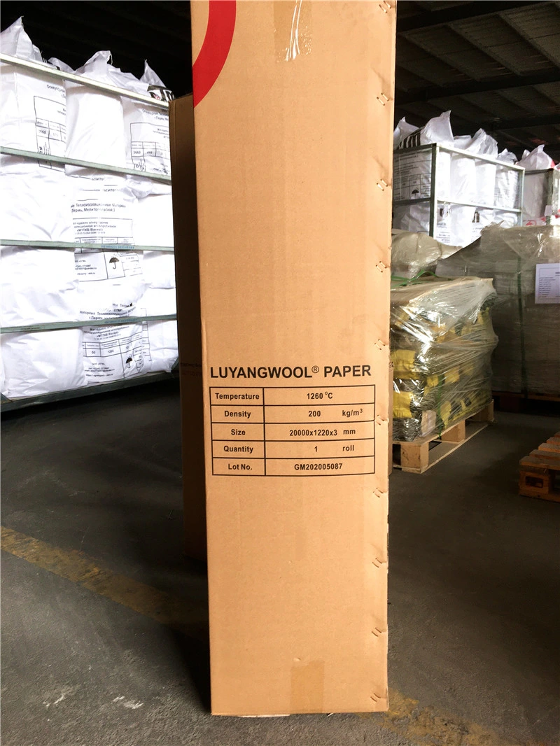 Factory Price Ordinary Ceramic Fiber Al2O3 Luyangwool Manta Ceramica Testing Equipment Paper