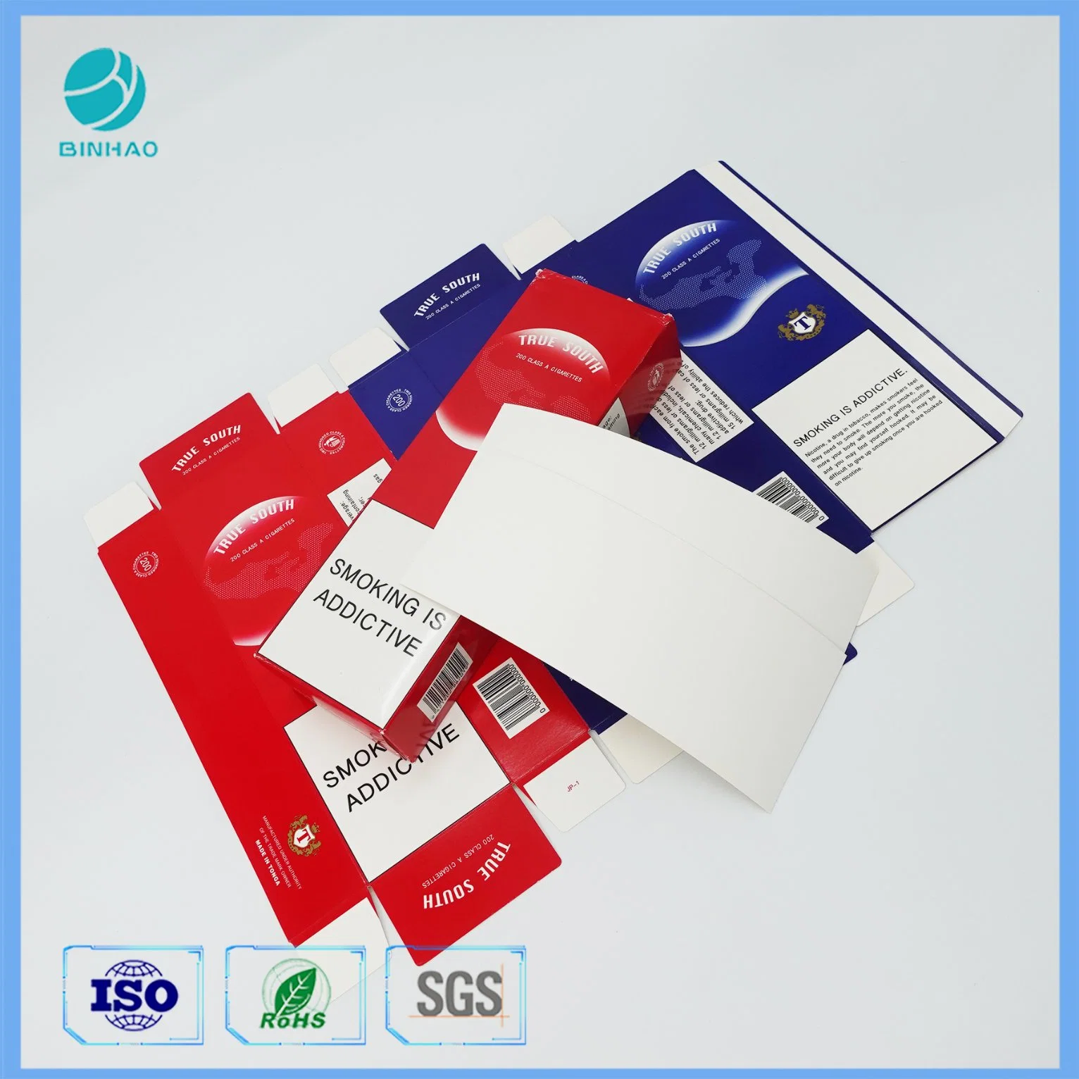 230GSM Cardboard Paper Printed Cigarette Boxes Packets