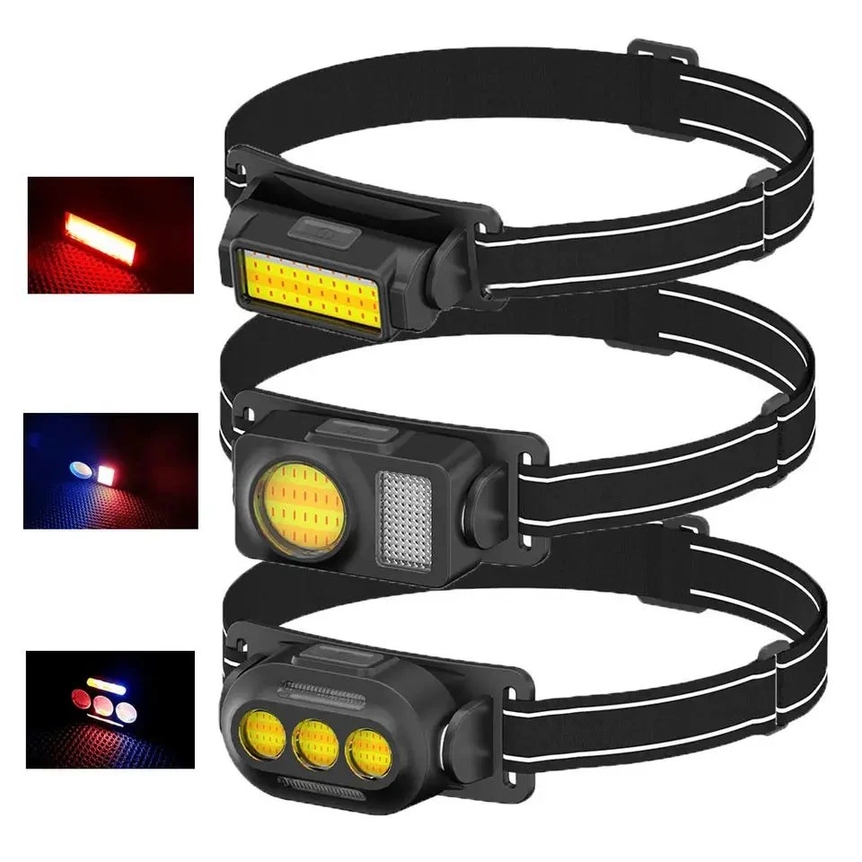 Hot Sell LED Headlamp Zoom Headlight Rechargeable Flashlight Waterproof Fishing Hunting Head Lamp