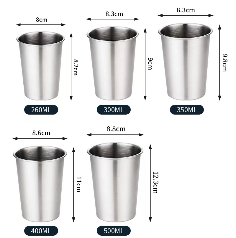 Wholesale/Supplier Golden Stainless Steel Beer Glass