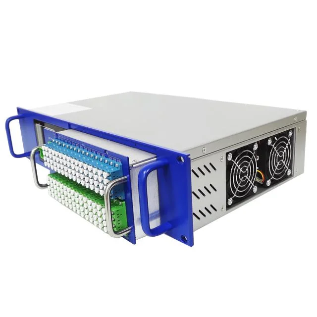 FTTH Triple-Play Xgs Pon+CATV WDM EDFA 64 منافذ Compiner