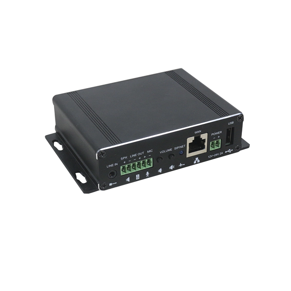 Professional Hot Selling Top Seller OEM SIP Poe Amplifier with HD Audio and Function-Rich Interfaces SIP PA System