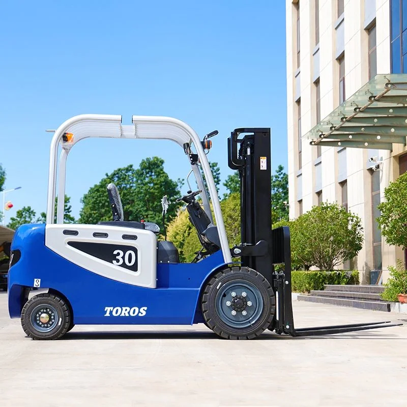 Hot Sale China Nova Forklifts elétricos quatro rodas empilhadeira elétrica Carro elevador multifunções para armazéns com auto-carregamento e com CE