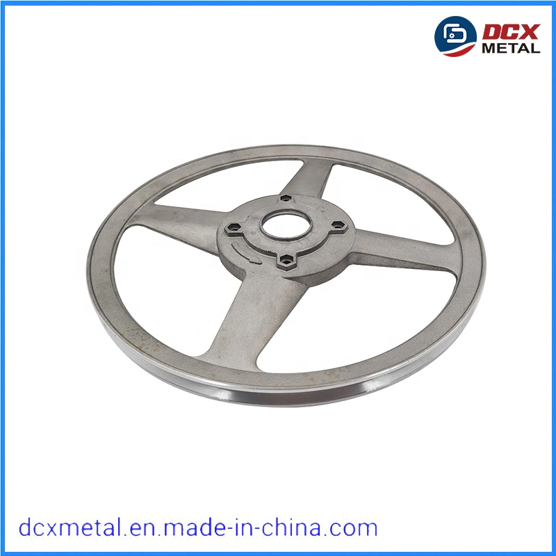 V-Belt Pulley, Meets American and European Standards Aluminum Casting Cylinder Head