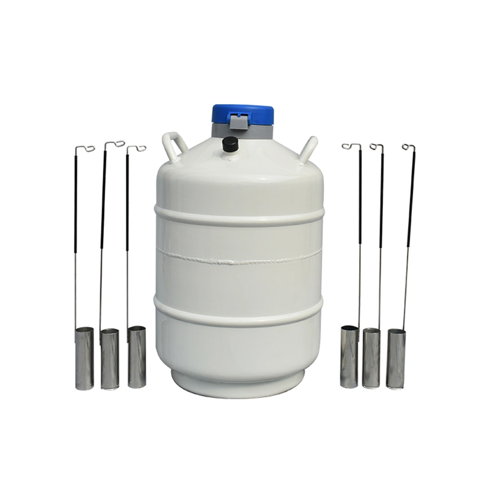 Laboratory Nitrogen Generator Liquid Nitrogen Pump Vet Equipment for Frozen Semen Straw Storage Container 2L 5L 10L 20L 30L 50L