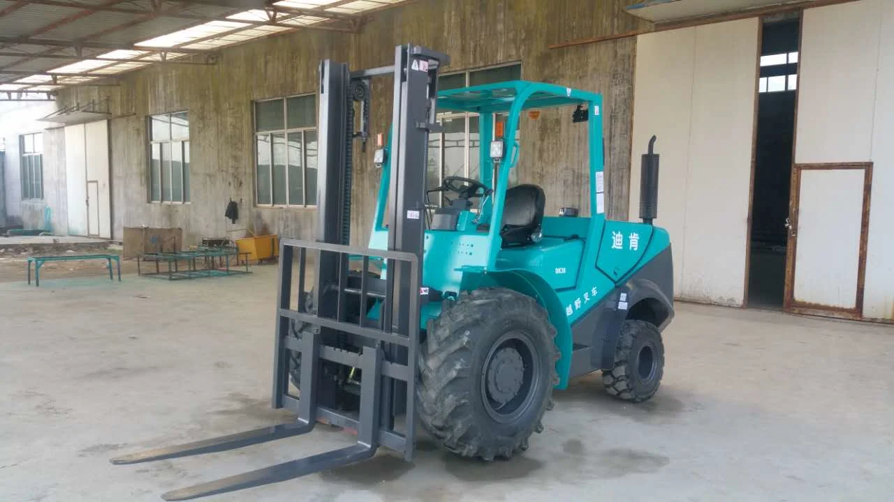 5 T 4X4 4WD Fully Hydraulic off-Road Forklift Cross-Road Forklift