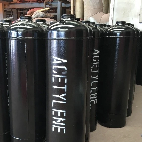 High Purity 10L 40L 47L C2h2 Price Acetylene Gas Cylinder Industrial Welding Gas for Sale