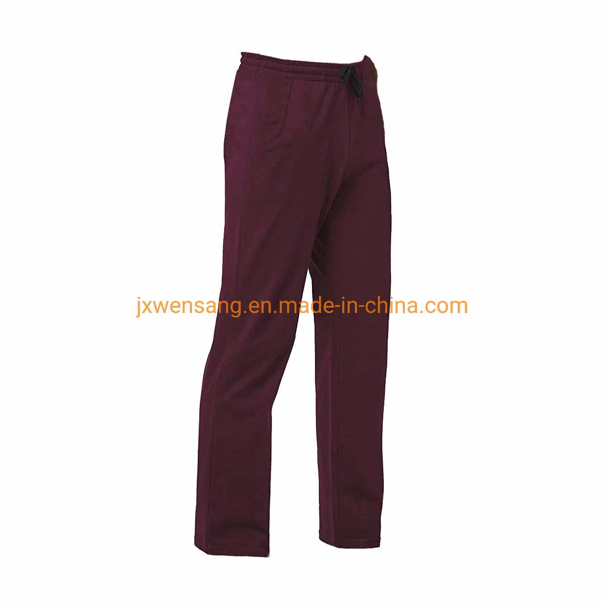 Organic Merino Wool Yoga Sweatpants Joggers Casual Loose Fit Athletic Long Pants