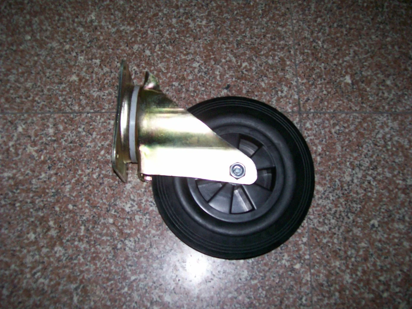 Durable Wear-Resisting High Temperature Resistant Solid Rubber Wheels for Trash Bin Wheel (3.00-4)