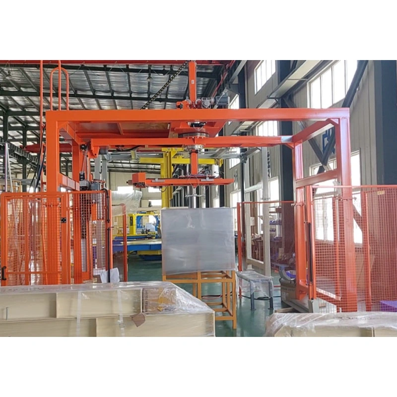 Pallet Strapper Vertical Pallet Strapping Line Auto Line