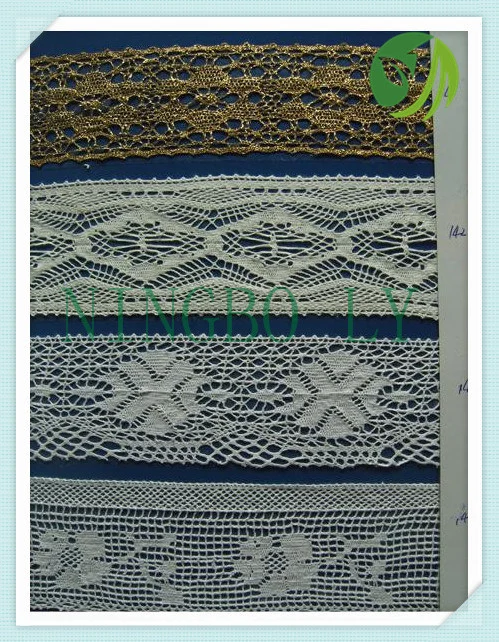 Baumwoll-Häkelspitze für Bekleidung und Textilien