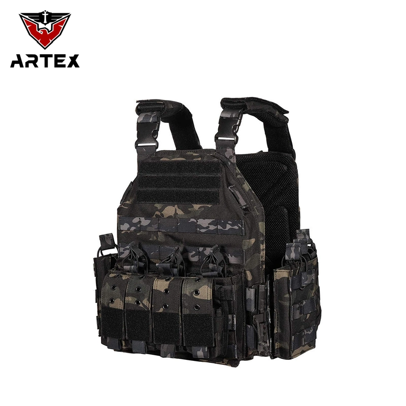 Fabricant Vente en gros équipement militaire extérieur Molle chasse entraînement Quick Release Gilet tactique