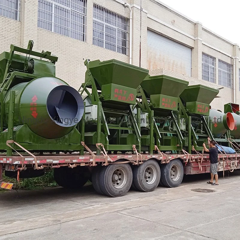 Jzm350 le bétonnage du tambour de la machine électrique petite maison d'utiliser le malaxeur à mortier avec ascenseur