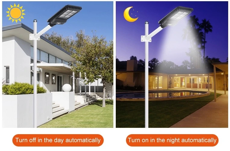 Las luces de carretera solar integrada 180 W en el campo del sensor de movimiento en una sola calle la luz solar