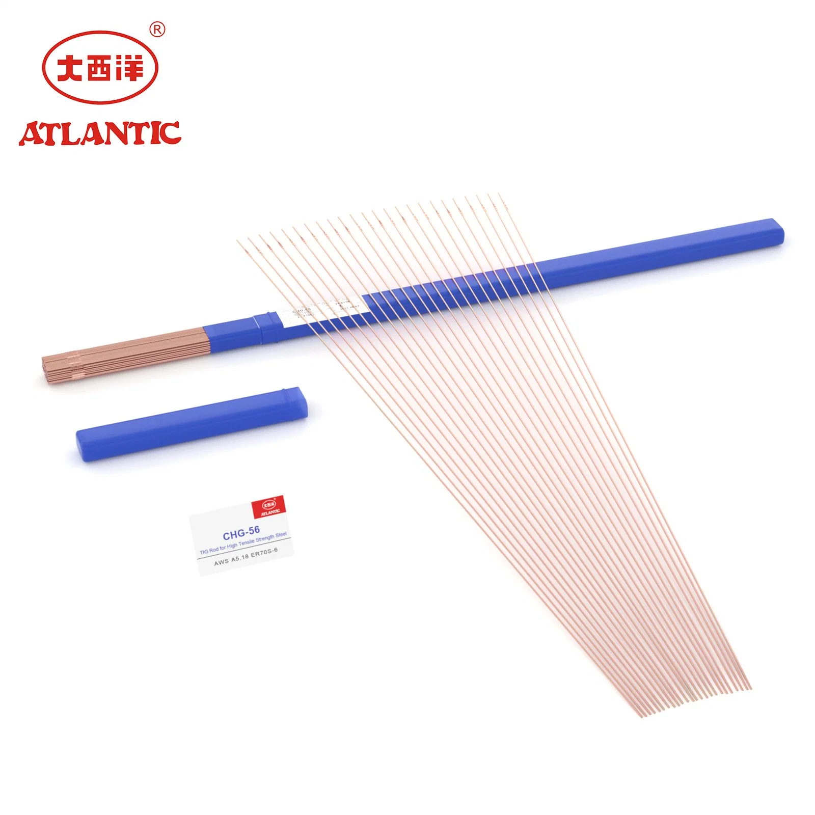 Atlantic 3.2mm Custom Package OEM Er70s-6 Welding Rod Welding Electrode for High Tensile Steel