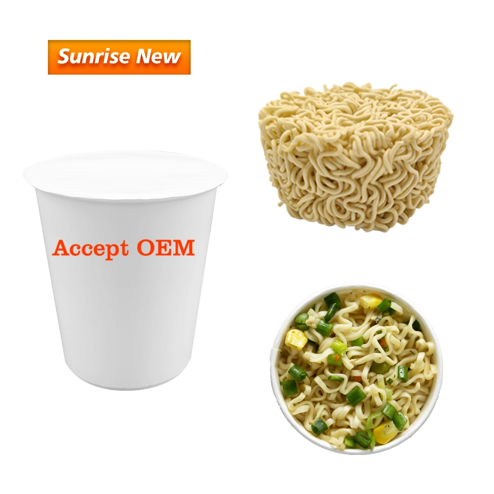 Sunrise Wholesale Salud Halal de Alta calidad comida rápida seca Coreana Rodeos Chinos Sopa instantánea Ramen Buldak Ramyun taza de fideos