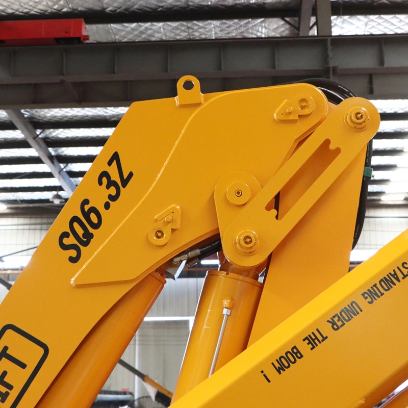 Bob-Lift Powerful Manipulator 6.3 Ton Truck Mounted Mobile Crane Truck with Crane Telescopic Knuckle Boom Crane Truck