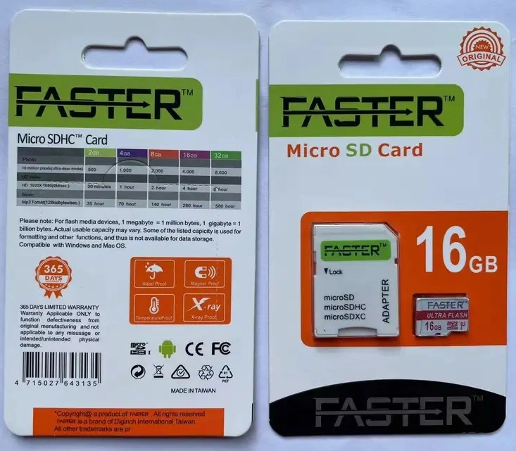 Schneller Großhandel/Lieferant SD-Karte 64GB SD-Flash-Speicherkarte 8GB 64GB 128GB Mini-Flash-Memoria 32GB TF, Klasse 10 U3 SD Kort