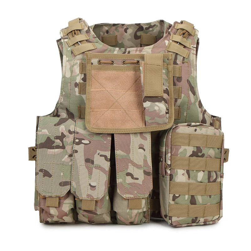 Tactical Vest Security Fashion Vest with Magazine Pouch Molle Webbing