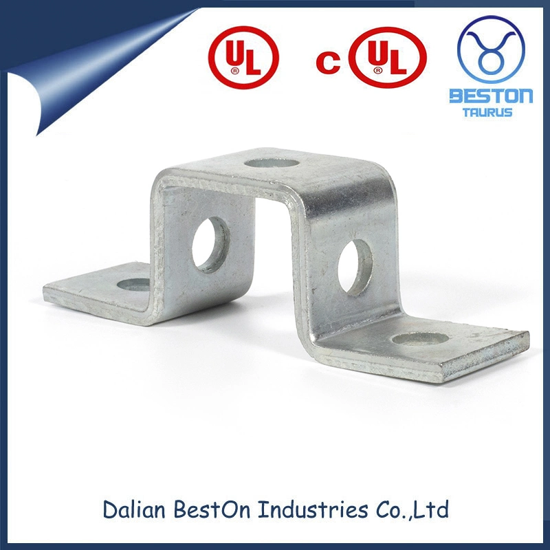 Dalian Beston China Hot Dipped Galvanized U-Bolt Beam Clamp Support Strut Channel Wholesale High-Quality 12*28mm Elongated Hole Galvanized Steel Strut Channel