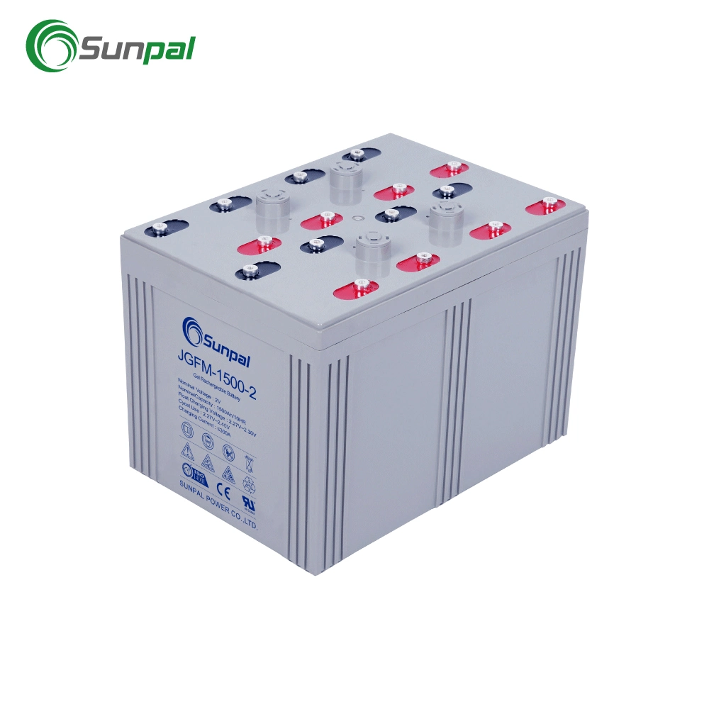 2V 1500AH batterie gel de stockage d'énergie domestique à cycle profond de l'utilisation d'énergie solaire de l'onduleur de la batterie