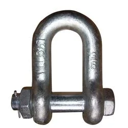 Zinc Plated Commercial Type Carbon Steel Safety Bolt Pin Roller Shackle