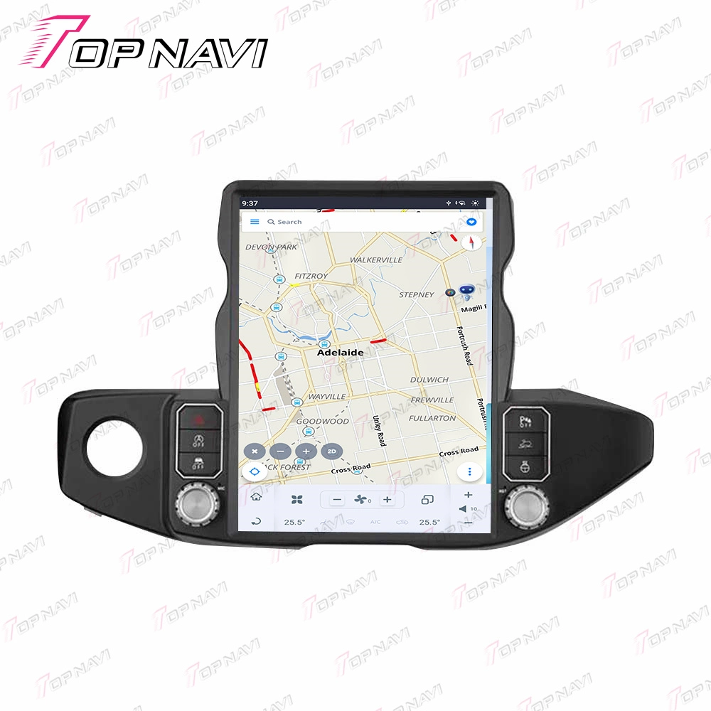 Android 13 inch 11 Touch Autoradio Accessoires de voiture pour Jeep Wrangler 2018 2019 2020 2021 voiture lecteur de DVD de navigation GPS