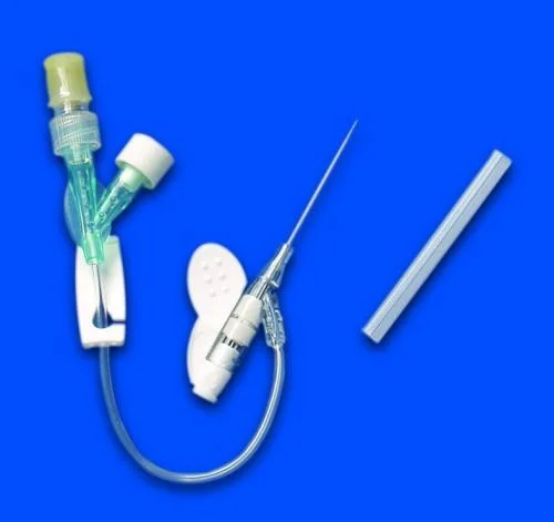 Disposable IV Cannula Catheter Needle with Port Wings