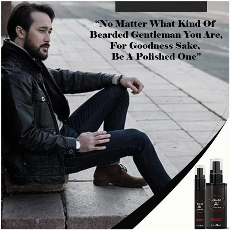 OEM Custom Premium Quality Natural Beard Growth Oil for Men