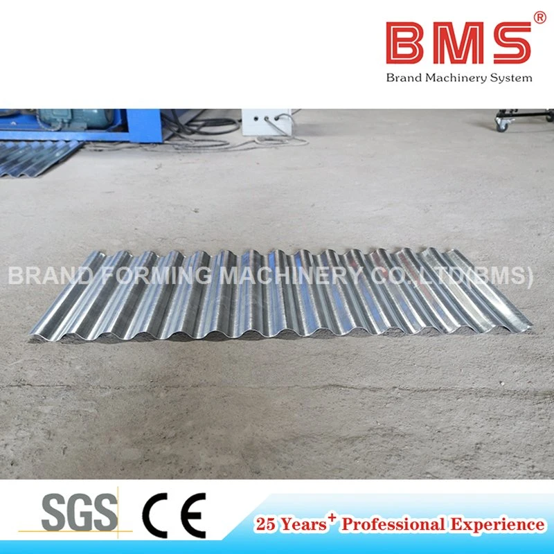 Xiamen BMS Auto techo ondulado frío enrolladora/haciendo rodar la formación de la maquinaria y material PPGI