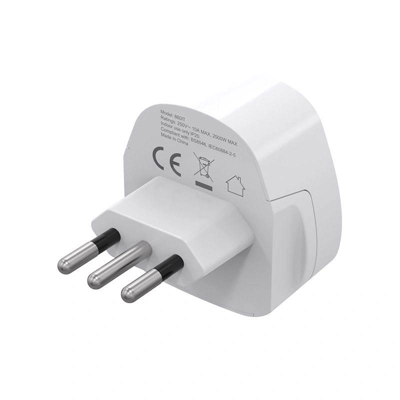 HK UK to Italy 10A Charging Travel Conversion Plug Socket